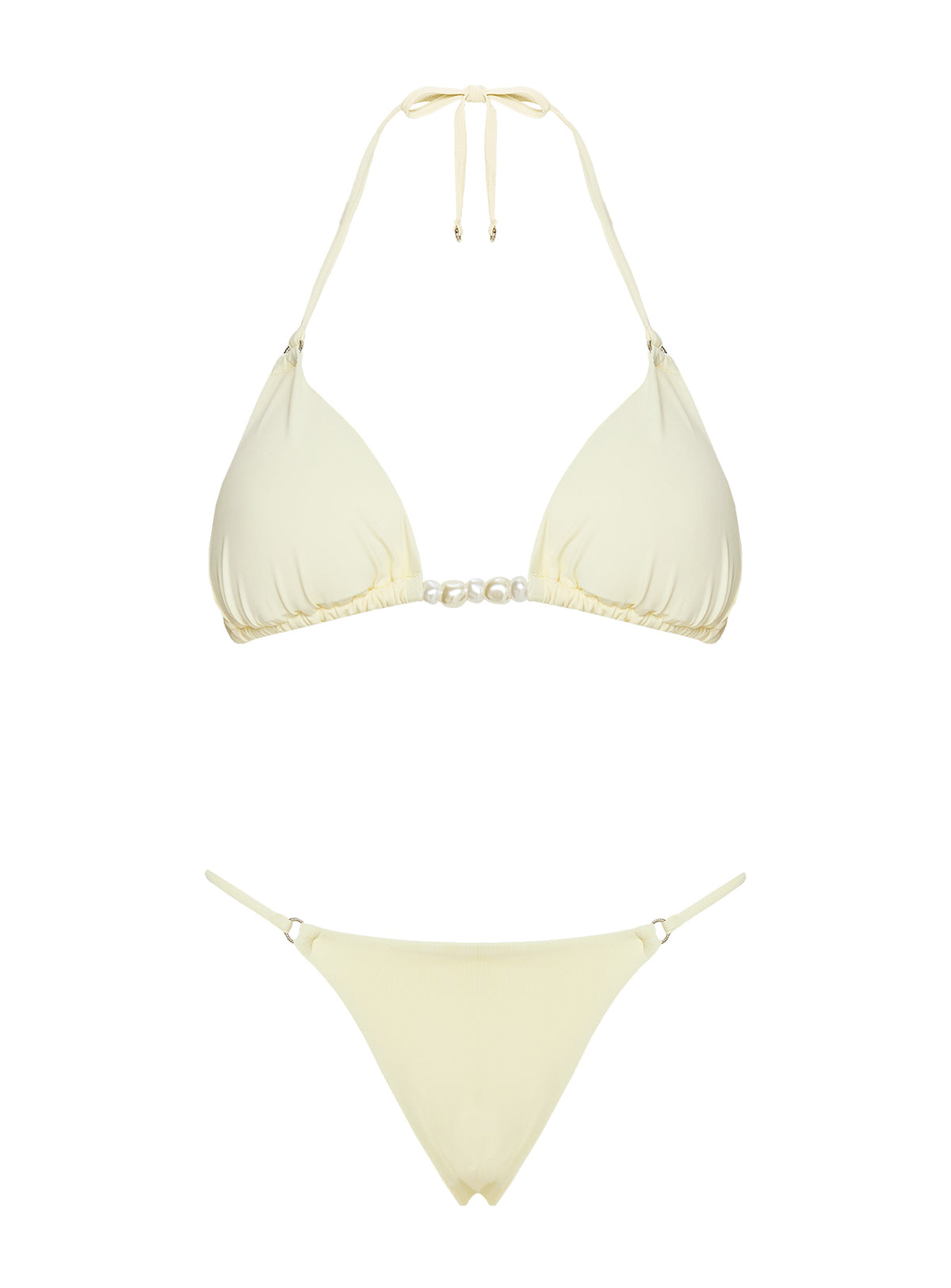 Adrah Cheeky Bikini Bottoms Yellow