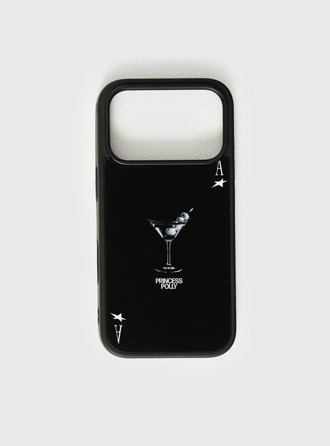 Alter Egos iPhone Case Black