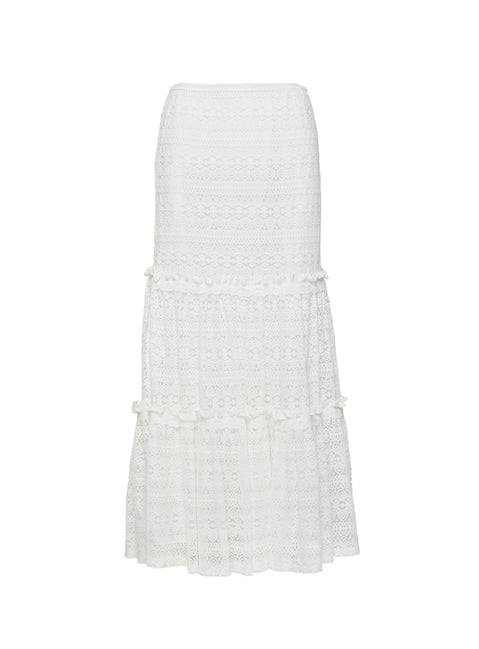 Buttacupe Lace Maxi Skirt White Maxi Skirts Skirts 