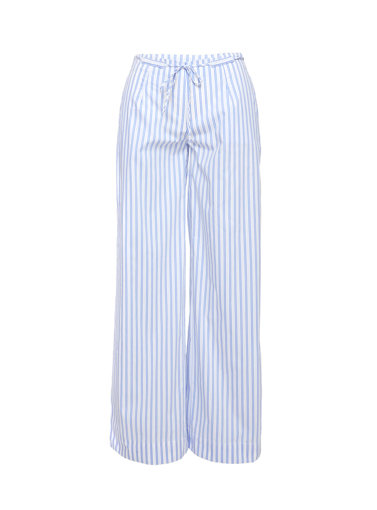 Collied Low Rise Pants Blue / White Stripe High Rise Pants Pants 