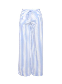 Collied Low Rise Pants Blue / White Stripe High Rise Pants Pants 