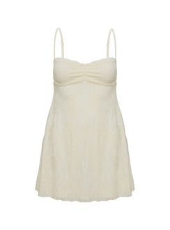 product Princess Polly Cruel Summer Lace Mini Dress Cream Sweetheart Neckline 