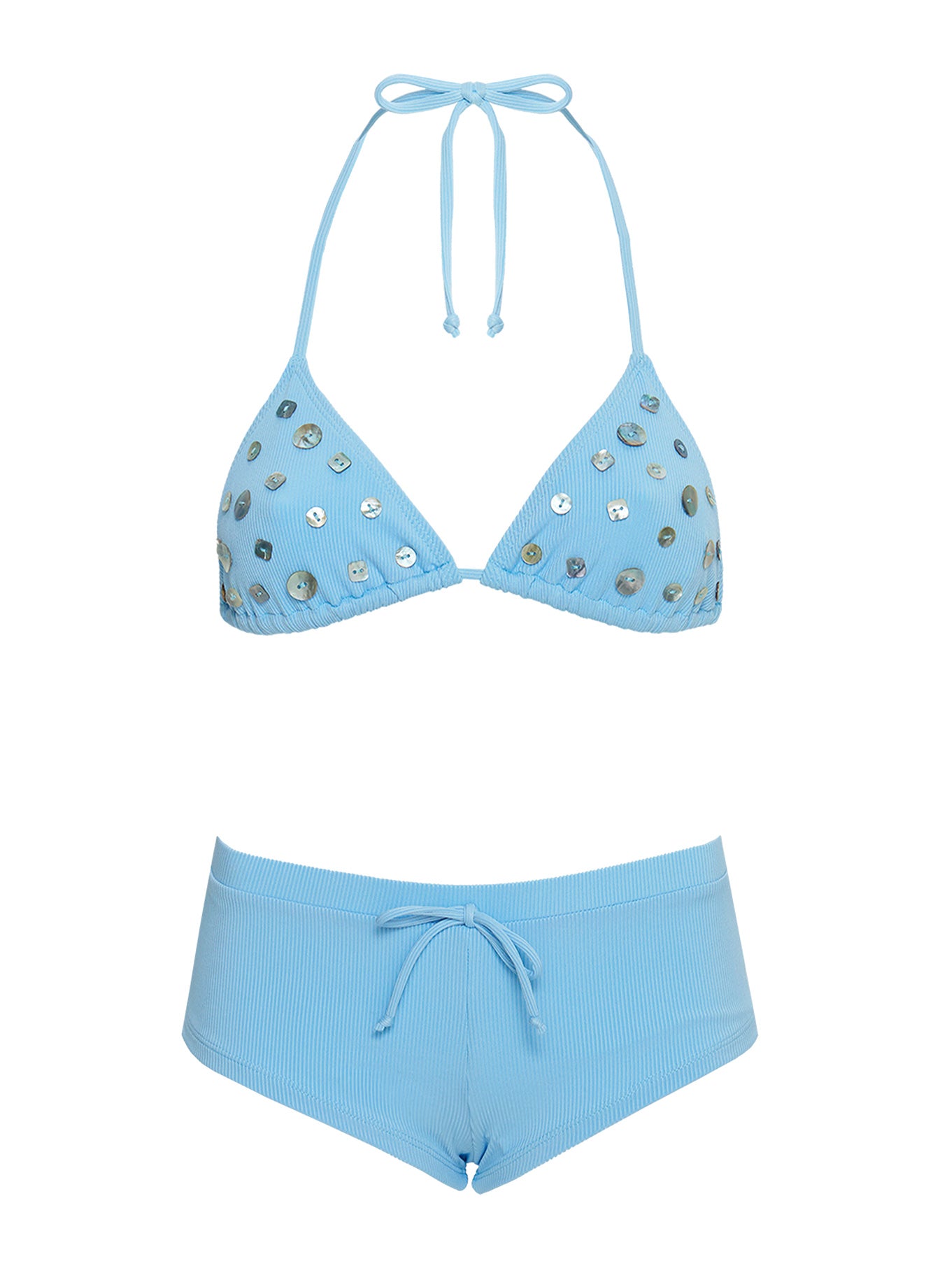 Jennee Micro Swim Shorts Blue