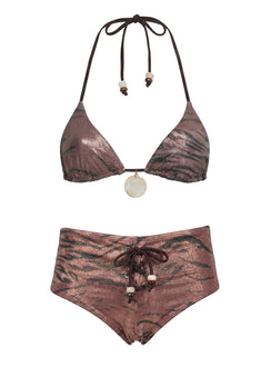 Jennee Micro Swim Shorts Tiger