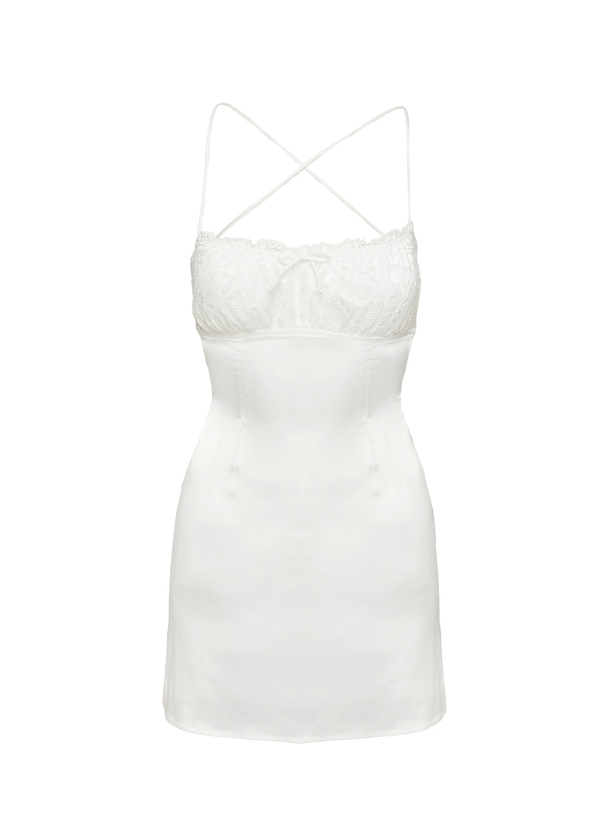product Princess Polly Freefall Mini Dress White Square Neck 