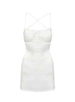 product Princess Polly Freefall Mini Dress White Square Neck 