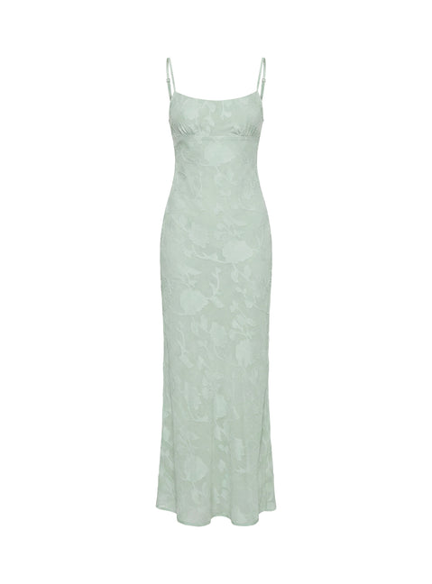 Avienna Maxi Dress Sage Burnout