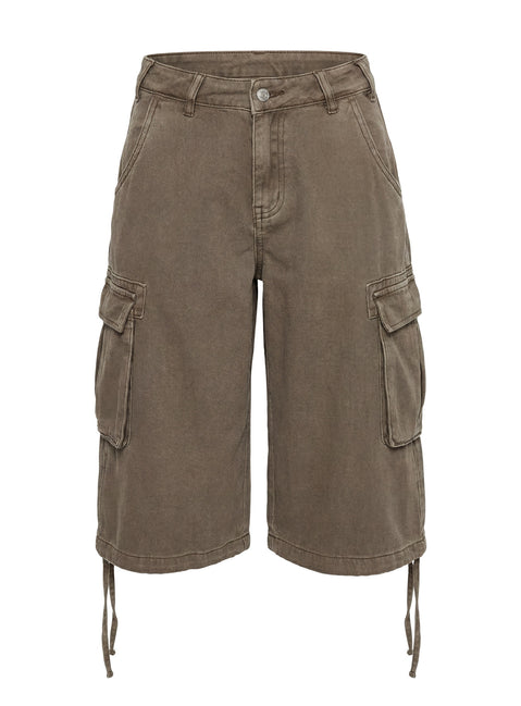 Hudsen Longline Cargo Shorts Khaki