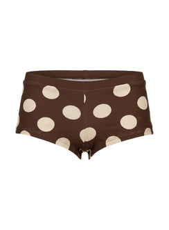 Lemmi Swim Short Brown Polka Dot