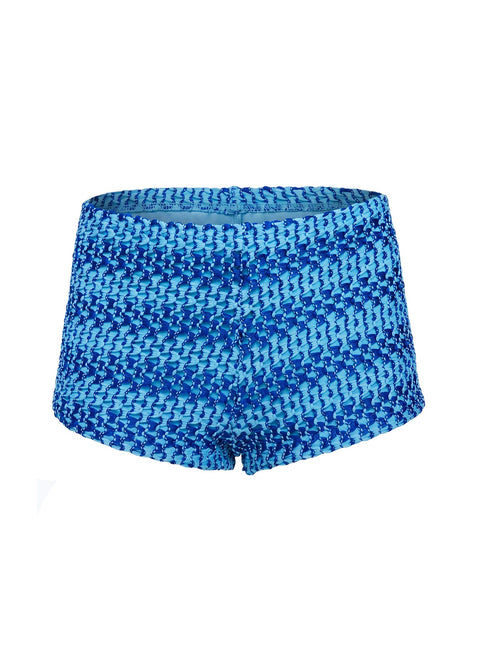 Tan Lines Micro Swim Shorts Blue