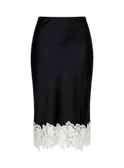 Anchored Midi Skirt Noir