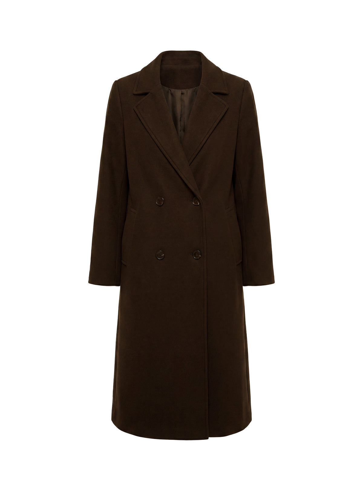 Prolific Longline Coat Brown