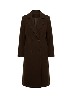 Prolific Longline Coat Brown