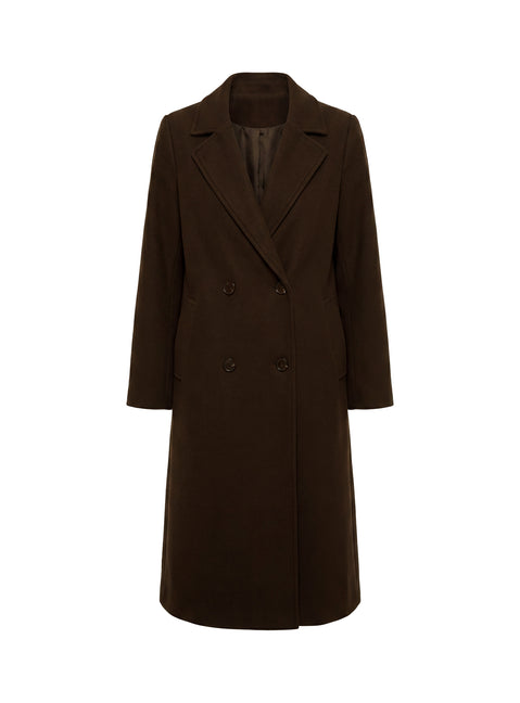 Prolific Longline Coat Brown
