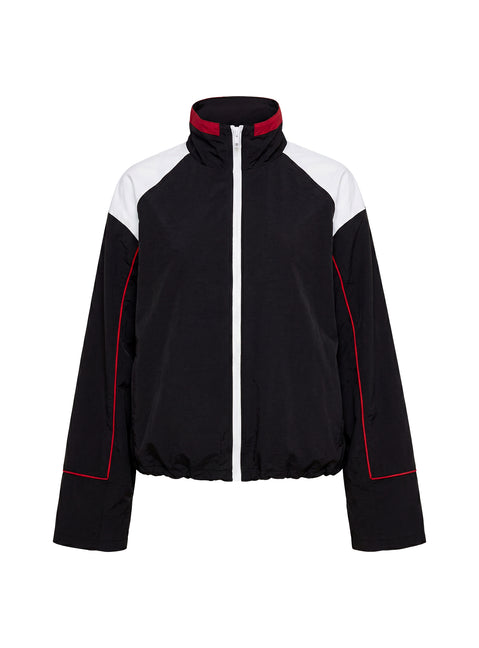 Shoreline Windbreaker Noir / White