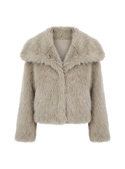 Wayland Faux Fur Jacket Grey