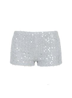 Bright Futures Low Rise Shimmer Micro Short Lilac