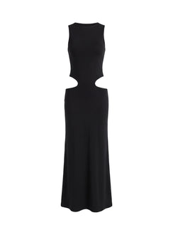 Camilah Cut Out Maxi Dress Black