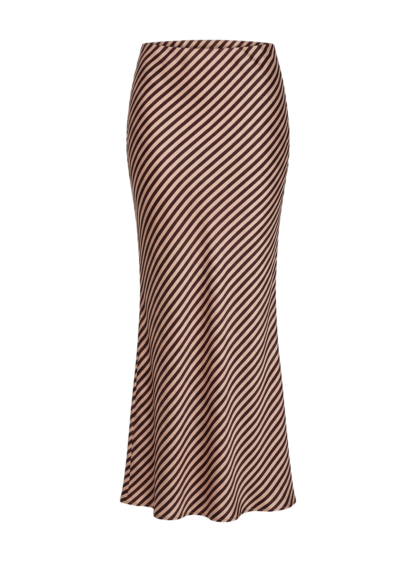 Elevate your wardrobe with the Eliena Maxi Skirt Multi Tall womens-skirts featuring maxi length side view of model wearing