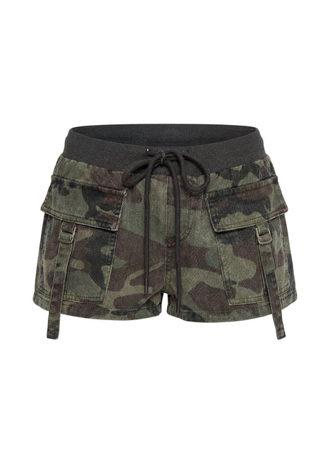 Fender Cargo Micro Shorts Camo