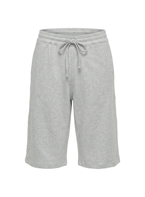 Kether Longline Basketball Studs Short Grey Marle