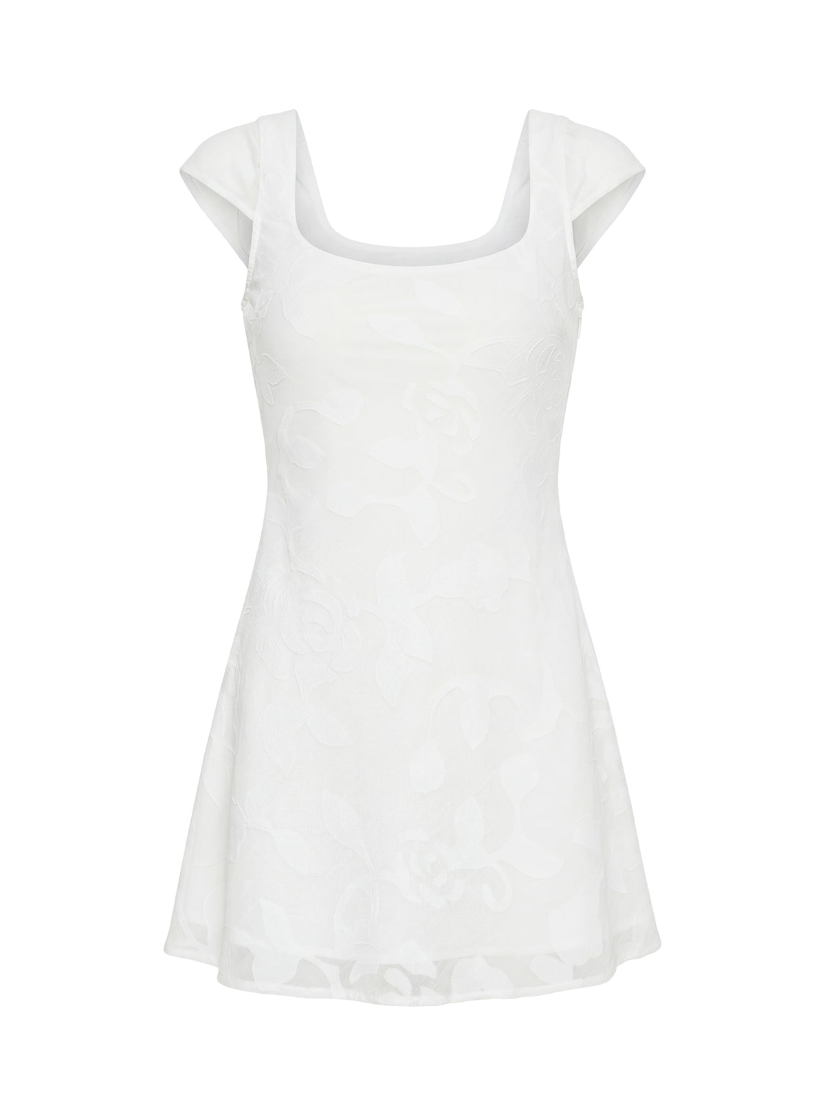 Lucienna Mini Dress White Floral