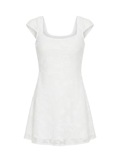Lucienna Mini Dress White Floral