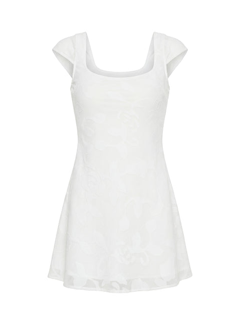 Lucienna Mini Dress White Floral