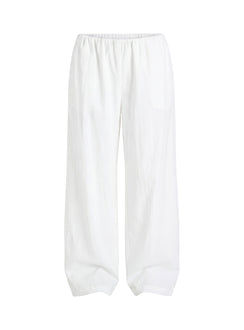 Presenting Lunea Concealed Waistband Pants White Tall womens-regular-pants with high-rise product