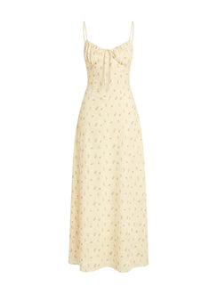 Members Only Maxi Dress Yellow Floral