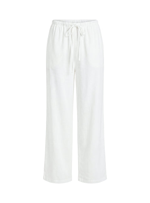 Parklea Linen Blend Pants White
