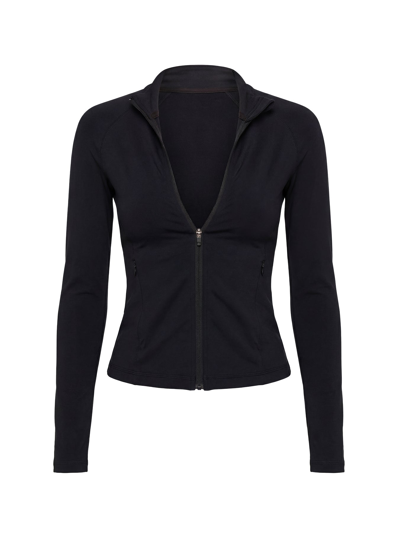 Pivot Active Zip Through Jacket Black