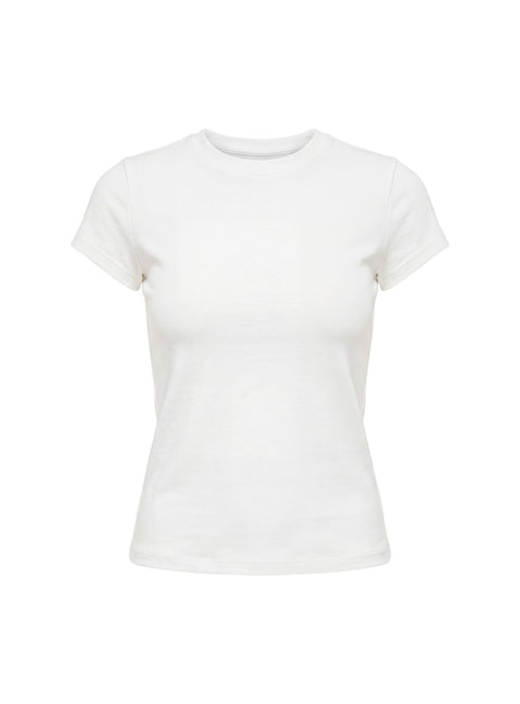 Prestige Longline Baby Tee Ivory