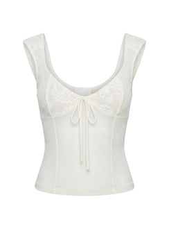 Quani Lace Top Cream
