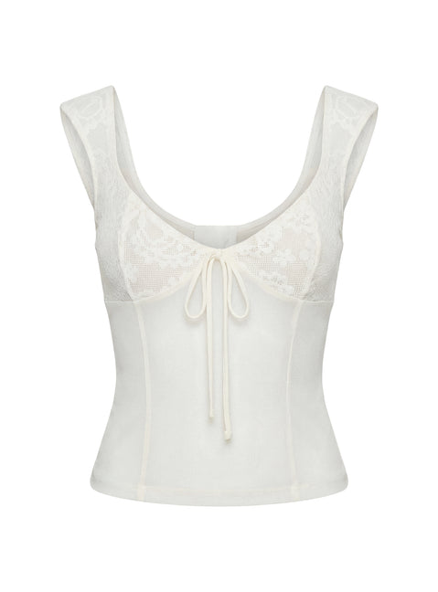 Quani Lace Top Cream