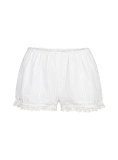 Rhubarb Lace Shorts White