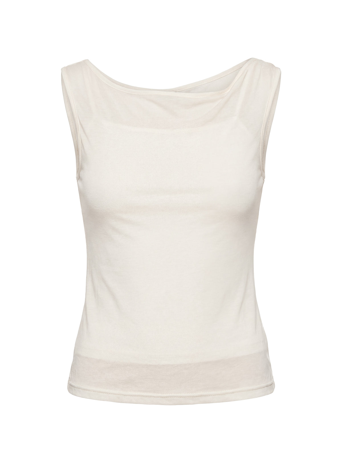 Skaia Layered Sheer Top Cream