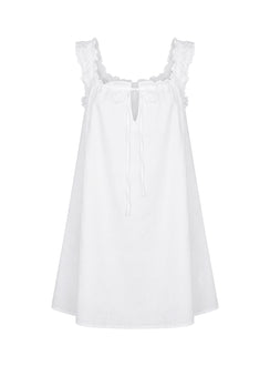 Swing Mini Dress White Tall