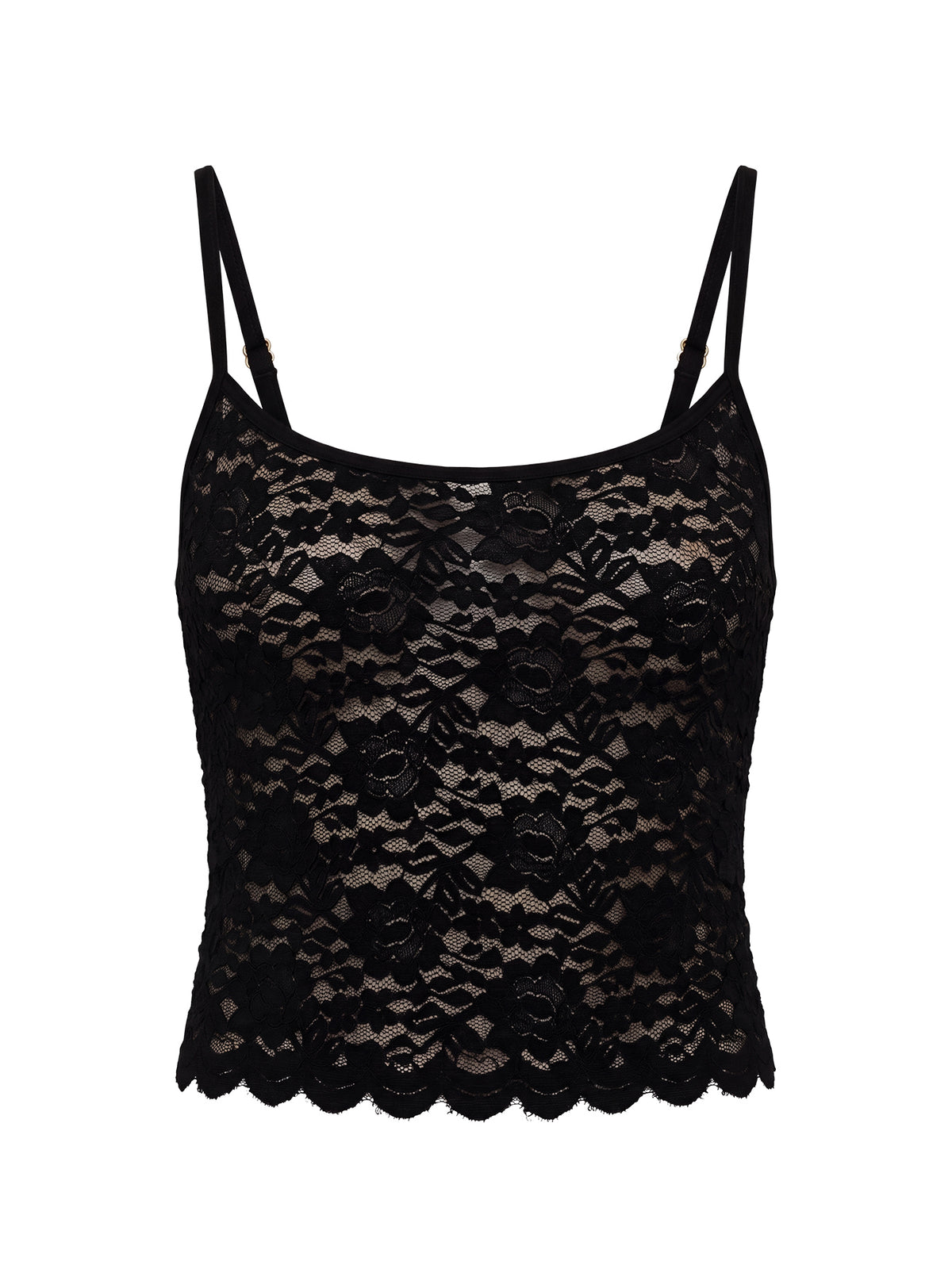 Torrin Lace Cami Top Black