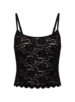 Torrin Lace Cami Top Black