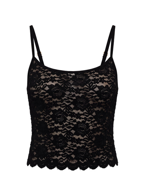 Torrin Lace Cami Top Black