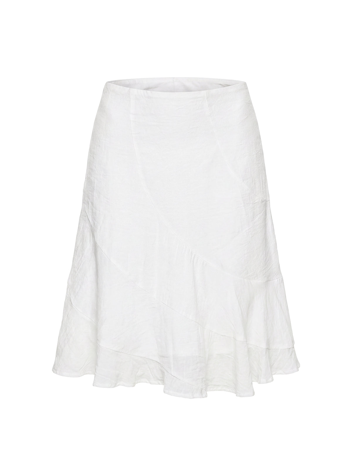 With Kindness Midi Skirt White