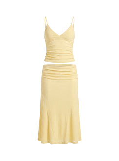 Zylen Cami Set Yellow