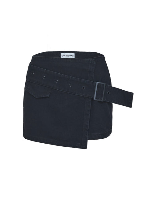 product Princess Polly Havenwood Mini Skirt Black Denim Mini Skirts 