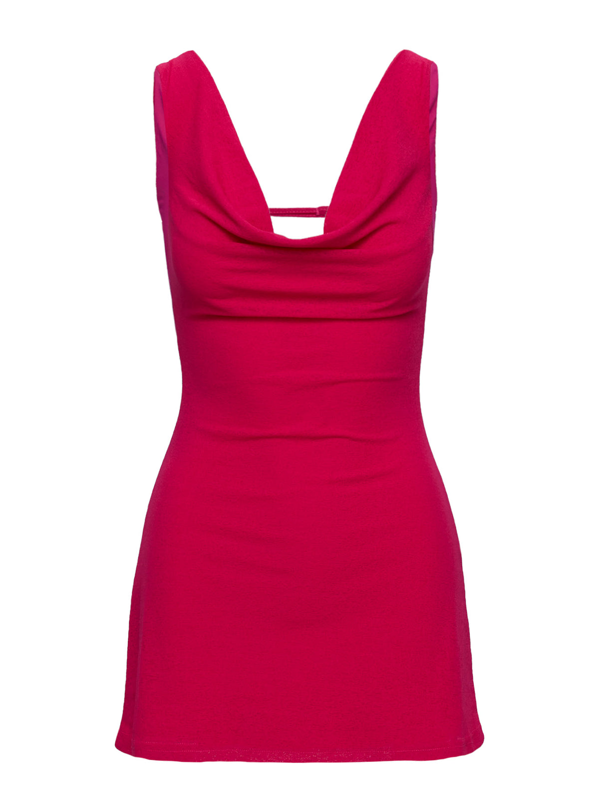 Killer Queen Cowl Mini Dress Pink Tall
