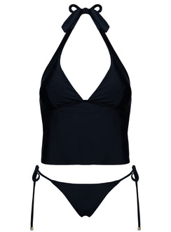 Kenai Halter Tankini Top Black
