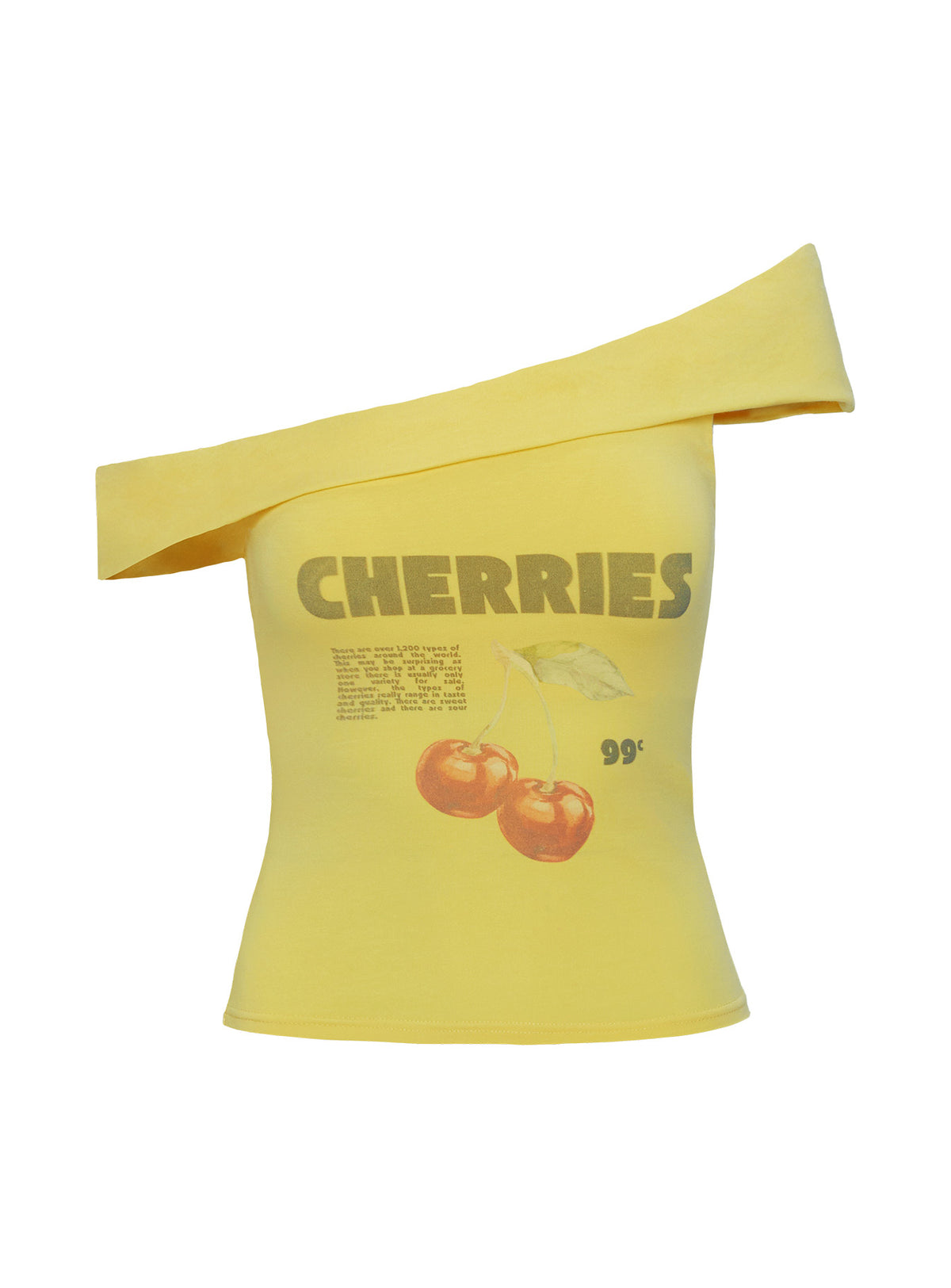 product Princess Polly Out Of Office Off Shoulder Top Yellow Sleeveless Asymmetric Neckline 
