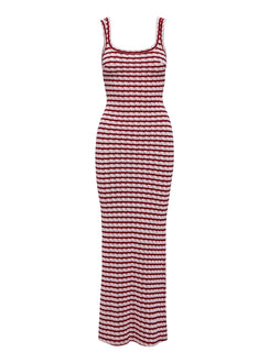 product Princess Polly Praise Yourself Rib Maxi Dress Multi Scoop Neck 