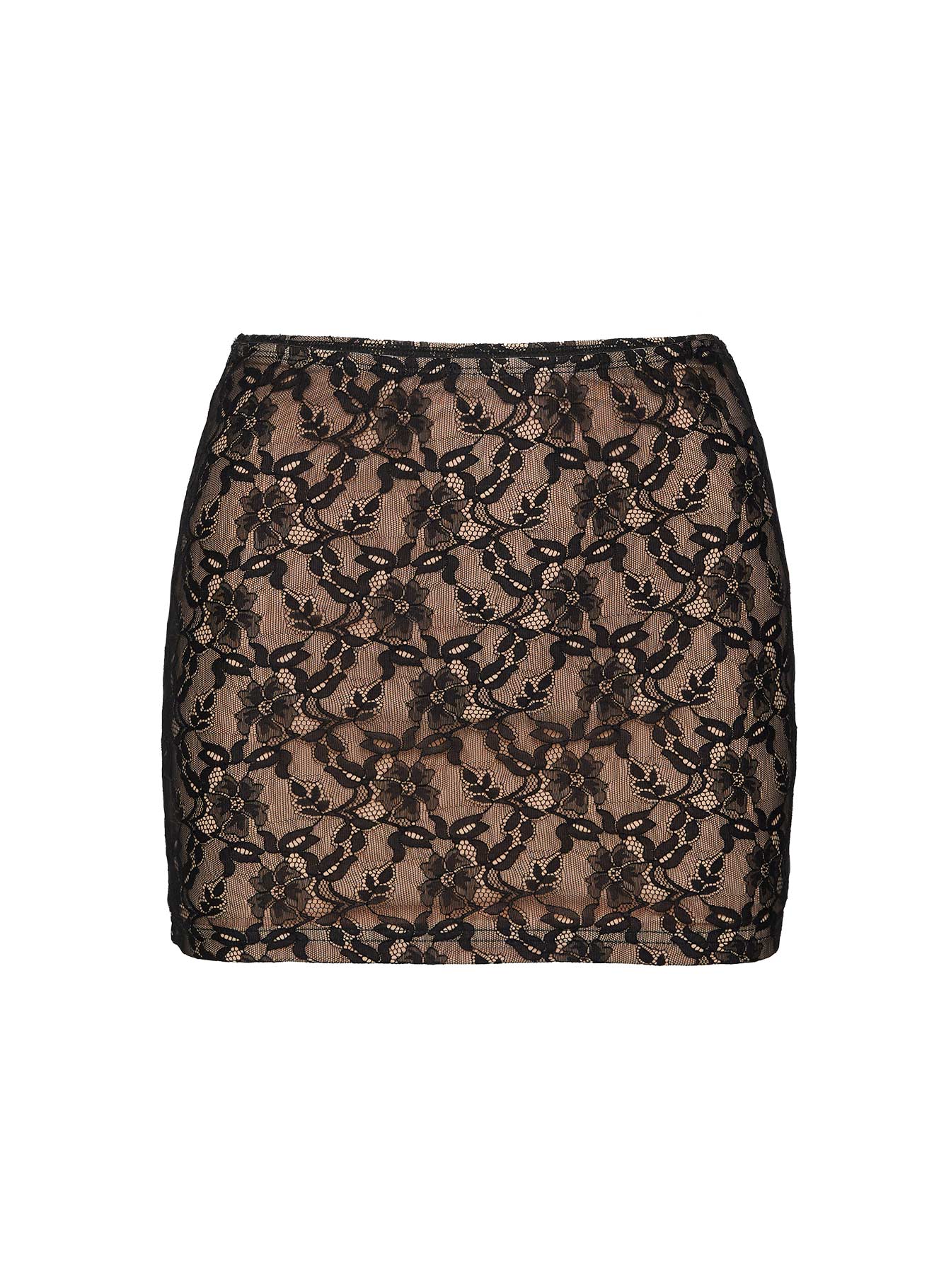 Romani Lace Mini Skirt Black Mini Skirts Skirts 