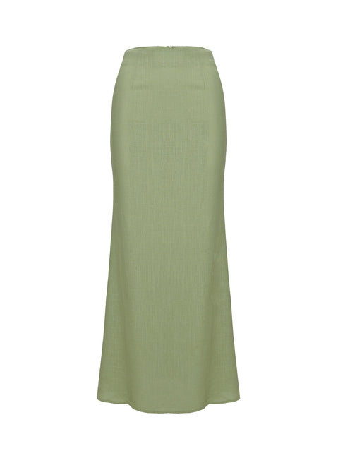 Sophia Maxi Skirt Green Maxi Skirts Skirts 